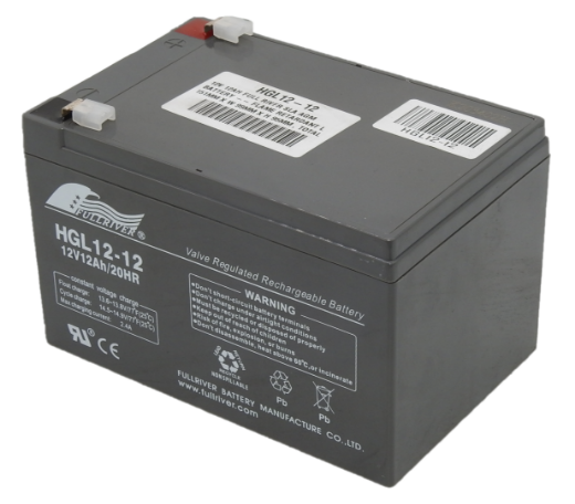 Picture of HGL12-12 - 12VOLT 12AH  FULLRIVER SLA AGM BATTERY - F1 TERMINALS