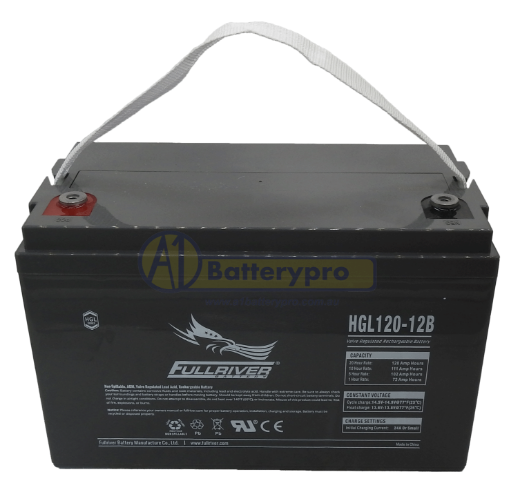 Picture of HGL120-12B - 12VOLT 720CCA 120AH FULLRIVER AGM BATTERY - LHP