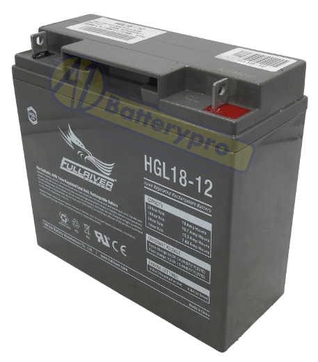 Picture of HGL18-12 - 12VOLT 18AH PREMIUM FULLRIVER SLA AGM BATTERY - RHP