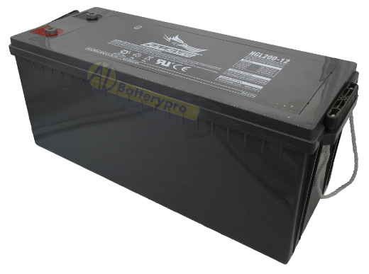 Picture of HGL200-12 - 12VOLT 200AH 1045CCA PREMIUM FULLRIVER SLA AGM BATTERY - RHP