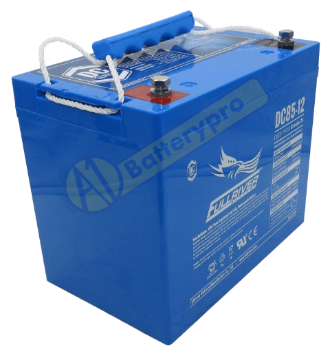 Picture of DC85-12 - 12VOLT 85AH AGM DEEP CYCLE PREMIUM FULLRIVER BATTERY - LHP