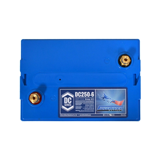 Picture of DC250-6 - 6VOLT 250AH PREMIUM FULLRIVER  AGM DEEP CYCLE  BATTERY - TALL LHP