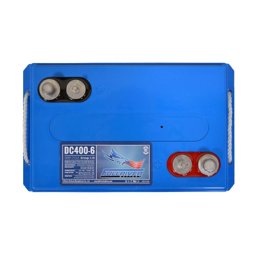 Picture of DC400-6 - 6VOLT 415 AH PREMIUM FULLRIVER AGM DEEP CYCLE  BATTERY - TALL RHP