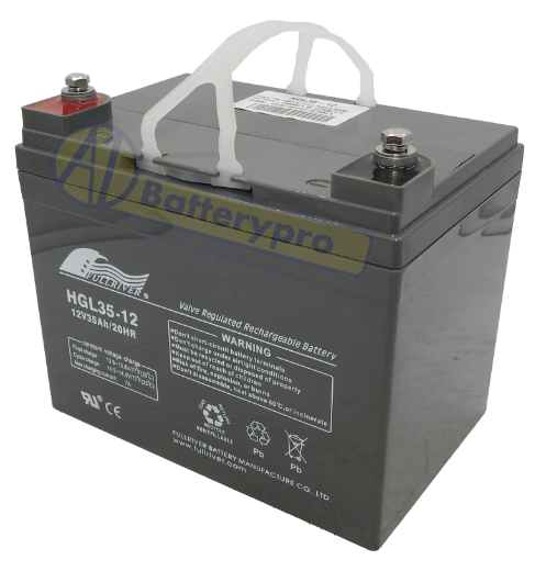 Picture of HGL35-12 - 12VOLT 35AH 198CCA PREMIUM FULLRIVER SLA AGM BATTERY - LHP