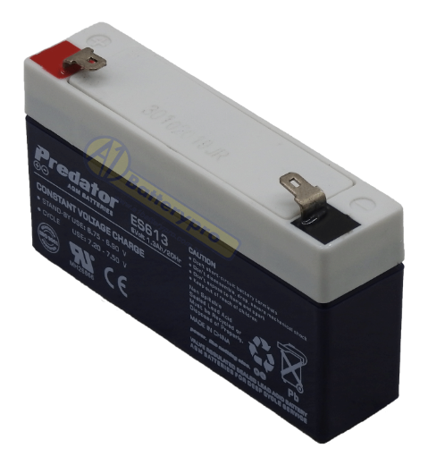 Picture of ES613 - 6VOLT 1.3AH PREDATOR SEALED LEAD ACID BATTERY