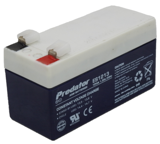 Picture of ES1213 - 12VOLT 1.3AH PREDATOR SEALED LEAD ACID BATTERY