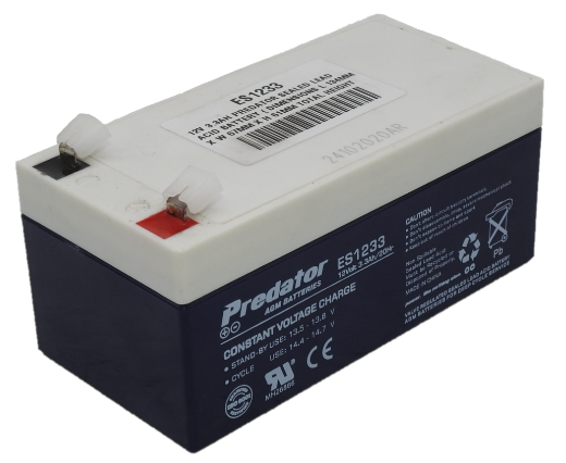 Picture of ES1233 - 12VOLT 3.3AH PREDATOR SEALED LEAD ACID BATTERY