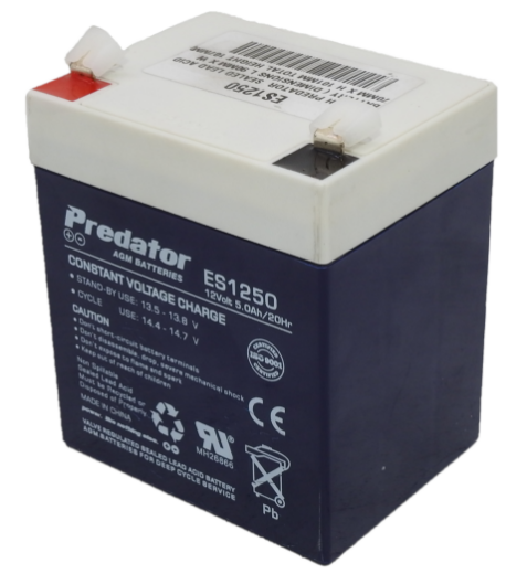 Picture of ES1250 - 12VOLT 5AH PREDATOR SLA UPS/STANDBY BATTERY - F2 TERMINALS