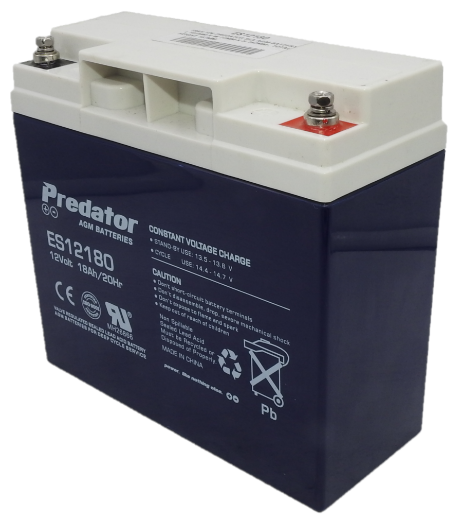 Picture of ES12180 - 12VOLT 18AH PREDATOR SLA AGM BATTERY