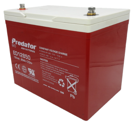 Picture of ED12850 - 12VOLT 85AH PREDATOR AGM DEEP CYCLE  BATTERY - LHP