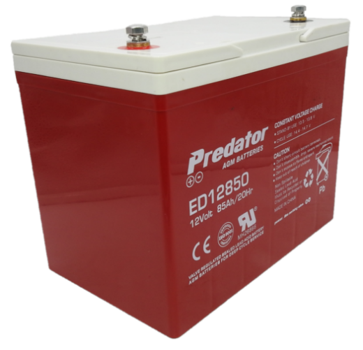 Picture of ED12850 - 12VOLT 85AH PREDATOR AGM DEEP CYCLE  BATTERY - LHP