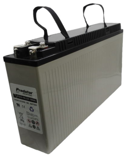 Picture of FTG12-150 - 12VOLT 150AH DEEP CYCLE PREDATOR GEL BATTERY - FRONT TERMINAL BATTERY