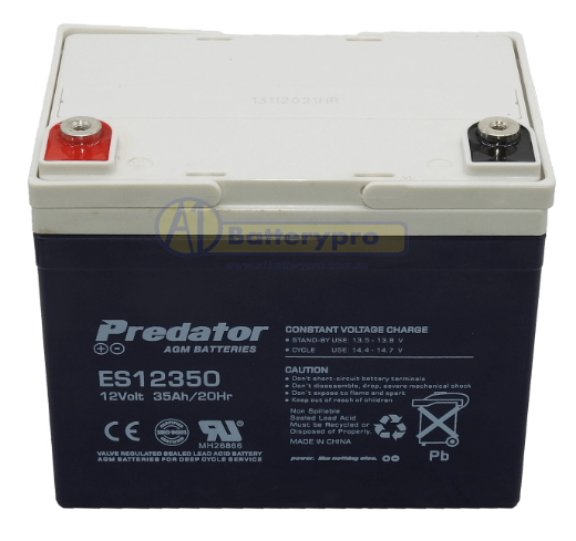 Picture of ES12350 - 12VOLT 35AH C20 PREDATOR AGM STANDBY POWER BATTERY