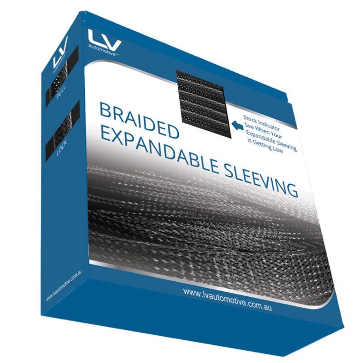 Picture of LV AUTOMOTIVE BRAIDED EXPANDABLE SLEEVING 3MM BLACK - 15M LENGTH