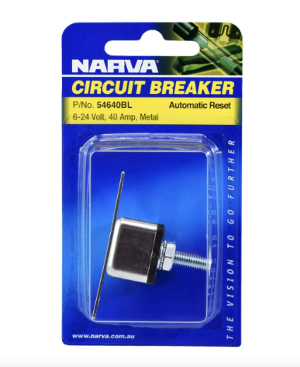 Picture of NARVA METAL CIRCUIT BREAKER AUTO RESET 40A