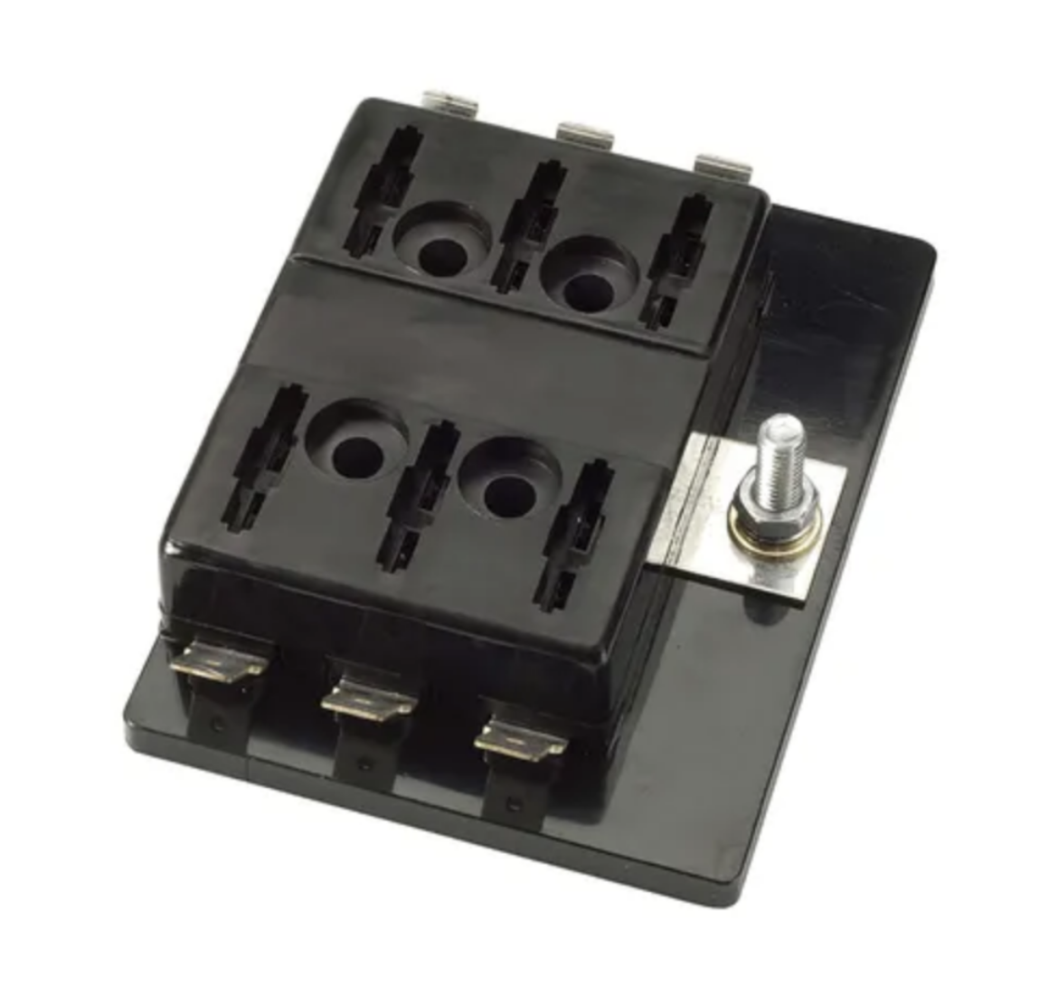 Picture of FUSE HOLDER 6 WAY STANDARD ATS BLADE WITH COMMON POS STUD