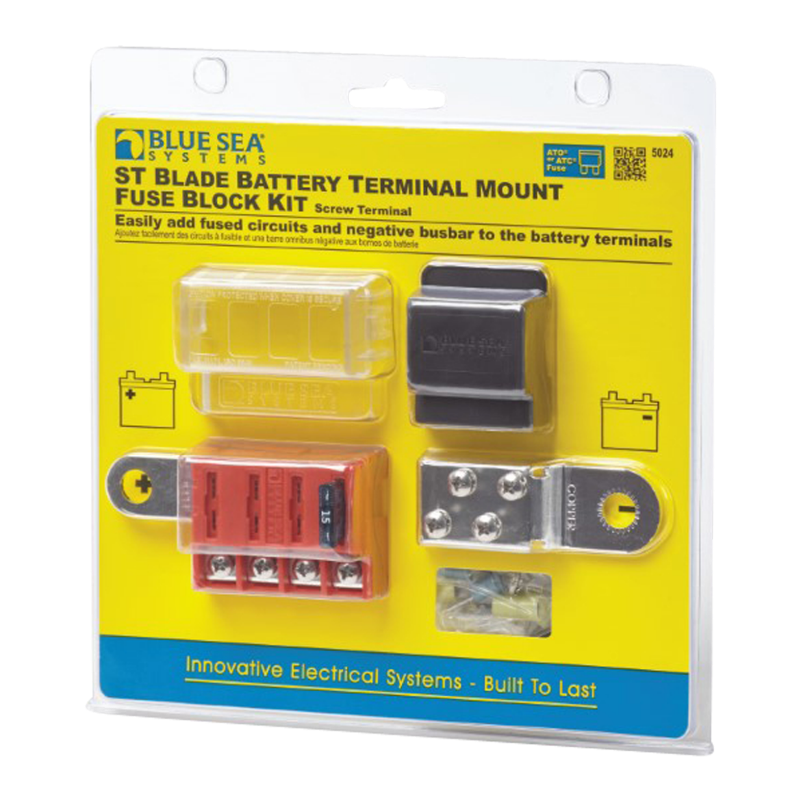 Picture of BLUE SEA ST-BLADE BATTERY TERMINAL MOUNT FUSE BLOCK KIT
