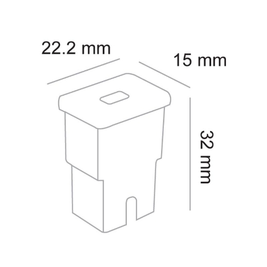 Picture of 50AMP FEMALE RED FUSE LINK