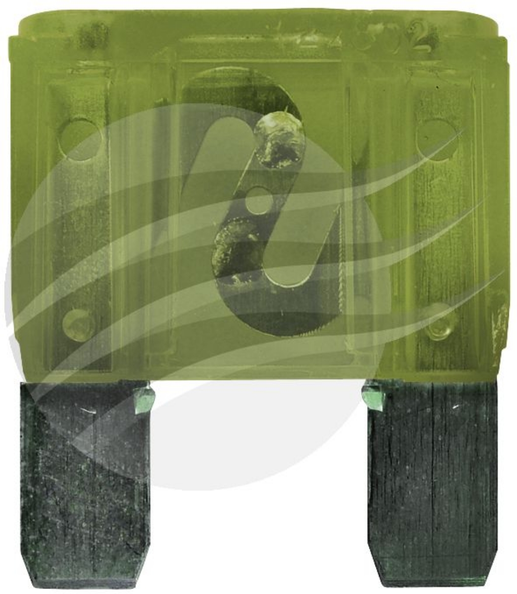 Picture of 20AMP MAXI BLADE FUSE YELLOW