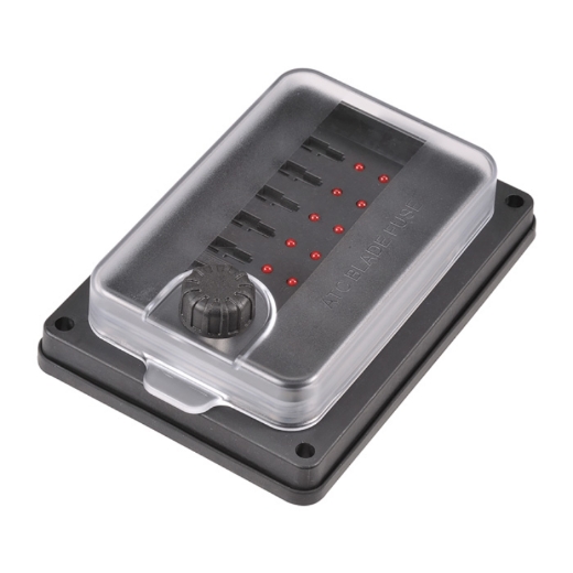 Picture of FUSE DISTRIBUTION BOX WEATHERPROOF 10 WAY STANDARD ATS BLADE WITH CLEAR COVER