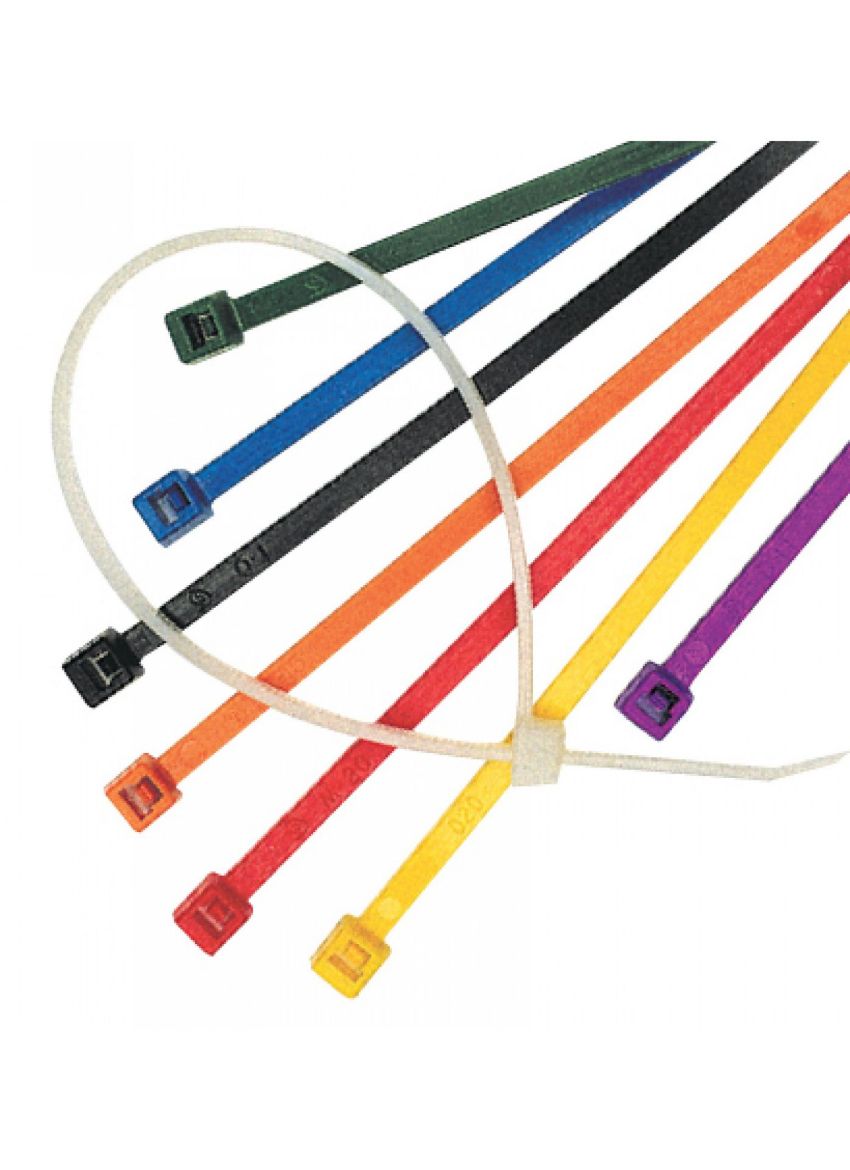Picture of CABLE TIES 102 x 2.5MM MIXED COLOURS - 1000 PACK