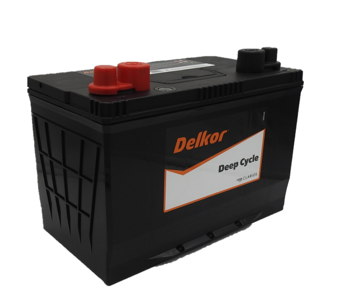 Picture of HDC27 - 12VOLT 680CCA 100AH DELKOR EXTRA HEAVY DUTY DEEP CYCLE MAINTENANCE FREE BATTERY - LHP