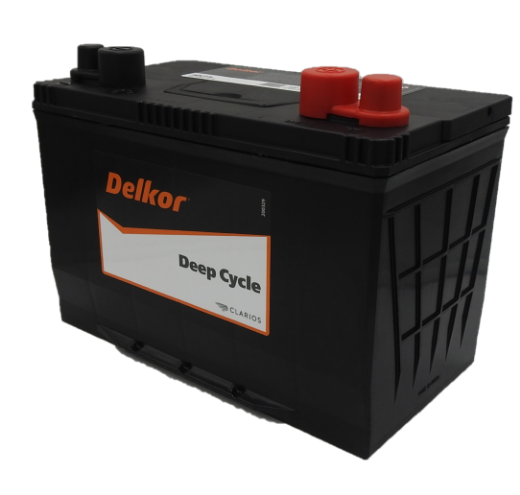 Picture of HDC27L - 12VOLT 680CCA 100AH DELKOR EXTRA HEAVY DUTY DEEP CYCLE MAINTENANCE FREE BATTERY - (RHP) 12 MONTHS WARRANTY (PRIVATE) (EFFECTIVE FOR SALES FROM 1/8/23)