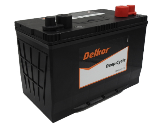 Picture of HDC27L - 12VOLT 680CCA 100AH DELKOR EXTRA HEAVY DUTY DEEP CYCLE MAINTENANCE FREE BATTERY - (RHP) 12 MONTHS WARRANTY (PRIVATE) (EFFECTIVE FOR SALES FROM 1/8/23)