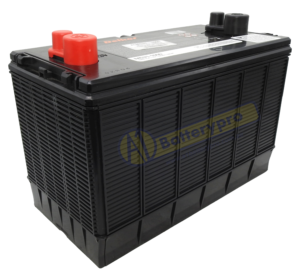 Picture of MS31-1000 - 12VOLT 1000CCA 100AH DELKOR HEAVY DUTY MARINE MAINTENANCE FREE BATTERY (MS31)