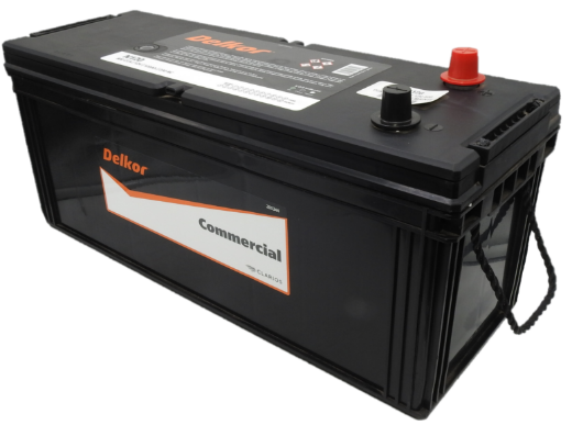 Picture of N120 - 12VOLT 800CCA 120AH DELKOR HEAVY DUTY COMMERCIAL MAINTENANCE FREE BATTERY - RHP