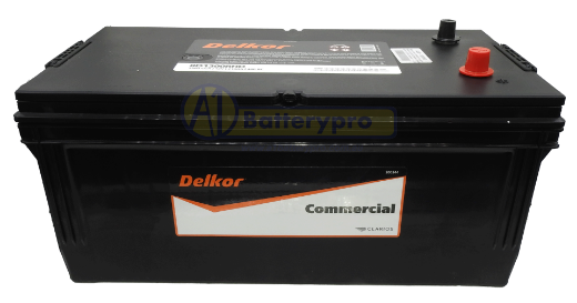Picture of N200R - 12VOLT 1300CCA 210AH DELKOR EXTRA HEAVY DUTY COMMERCIAL MAINTENANCE FREE BATTERY - LHP