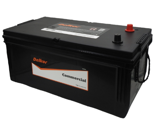 Picture of 12VOLT 1500CCA 210AH DELKOR EXTRA HEAVY COMMERCIAL DUTY MAINTENANCE FREE BATTERY - RHP - 8D-1500