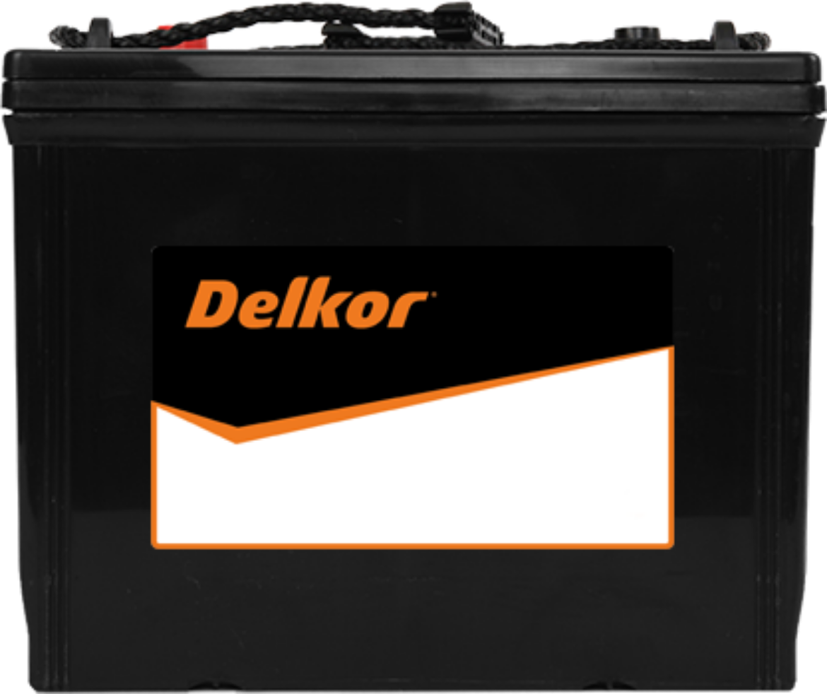 Picture of 100D-730 - 12VOLT 730CCA 100AH DELKOR HEAVY DUTY UNIMOG/MILITARY COMMERCIAL MAINTENANCE FREE BATTERY - RHP