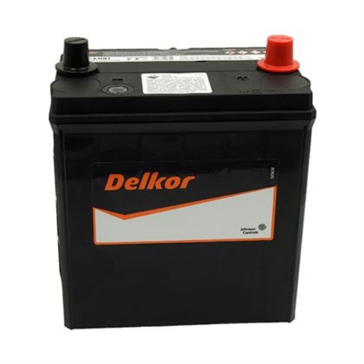Picture of NS40-330D - 12VOLT 330CCA 35AH DELKOR HEAVY DUTY CALCIUM MAINTENANCE FREE BATTERY - CENTRE FIT TERMINALS (NS40ZA)