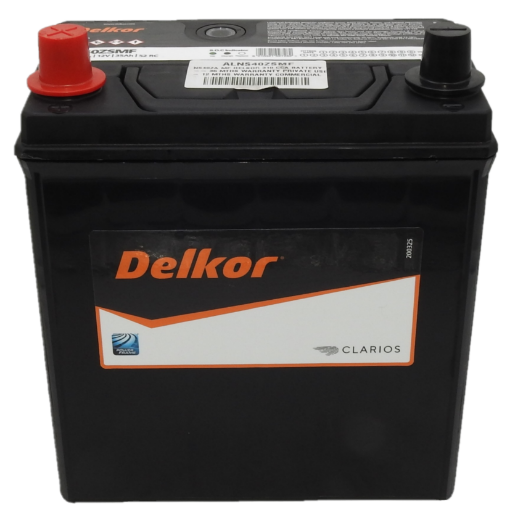 Picture of NS40ZSMF - 12VOLT 310CCA 35AH DELKOR HEAVY DUTY CALCIUM MAINTENANCE FREE BATTERY - LHP (NS40ZA)