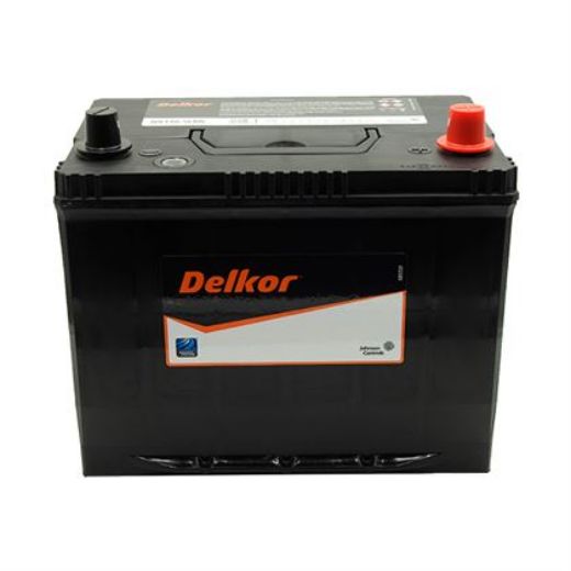 Picture of NX110-5LMF - 12VOLT 600CCA 75AH DELKOR HEAVY DUTY CALCIUM MAINTENANCE FREE BATTERY - RHP - N50ZZL