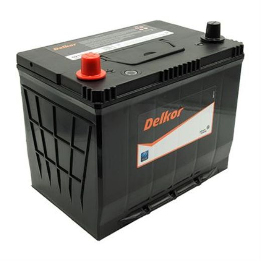 Picture of NX110-5MF - 12VOLT 600CCA 75AH DELKOR HEAVY DUTY CALCIUM MAINTENANCE FREE BATTERY- LHP - N50ZZ