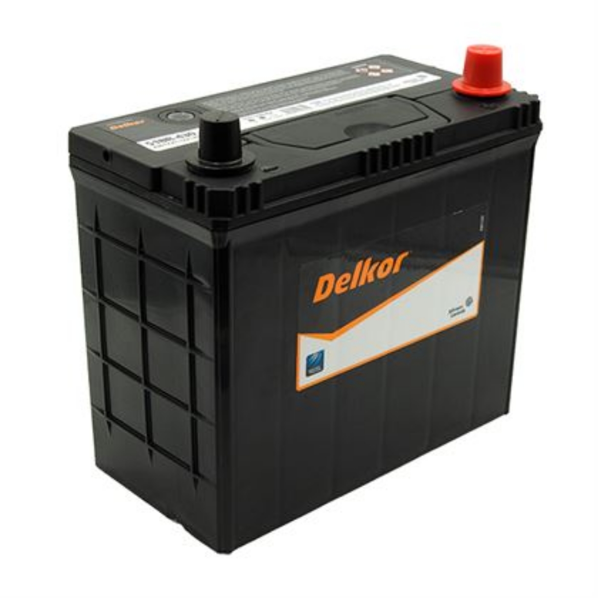 Picture of 51BR-430 - 12VOLT 430CCA 45AH DELKOR HEAVY DUTY CALCIUM MAINTENANCE FREE BATTERY - RHP