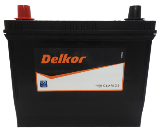 Picture of 22EFR-520 - 12VOLT 520CCA 60AH DELKOR HEAVY DUTY CALCIUM MAINTENANCE FREE BATTERY - LHP