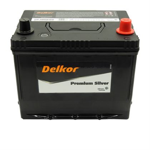 Picture of 22F-680 - 12VOLT 680CCA 60AH DELKOR HEAVY DUTY PREMIUM SILVER MAINTENANCE FREE BATTERY - RHP (N50VT)
