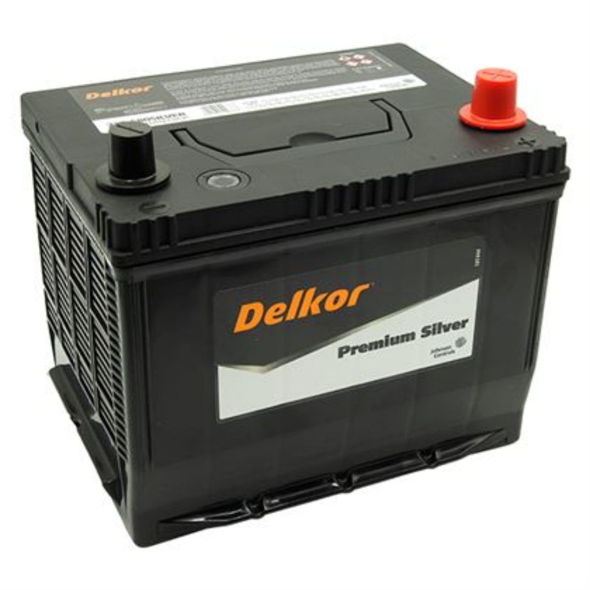 Picture of 22F-680 - 12VOLT 680CCA 60AH DELKOR HEAVY DUTY PREMIUM SILVER MAINTENANCE FREE BATTERY - RHP (N50VT)