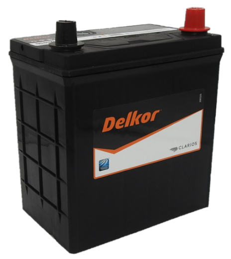 Picture of NS40ZLSMF - 12VOLT 310CCA 35AH DELKOR HEAVY DUTY CALCIUM MAINTENANCE FREE BATTERY - RHP