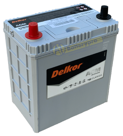 Picture of S34B20R - 12VOLT 340CCA 35AH DELKOR HEAVY DUTY AGM STOP START MAINTENANCE FREE BATTERY - LHP (NS40)