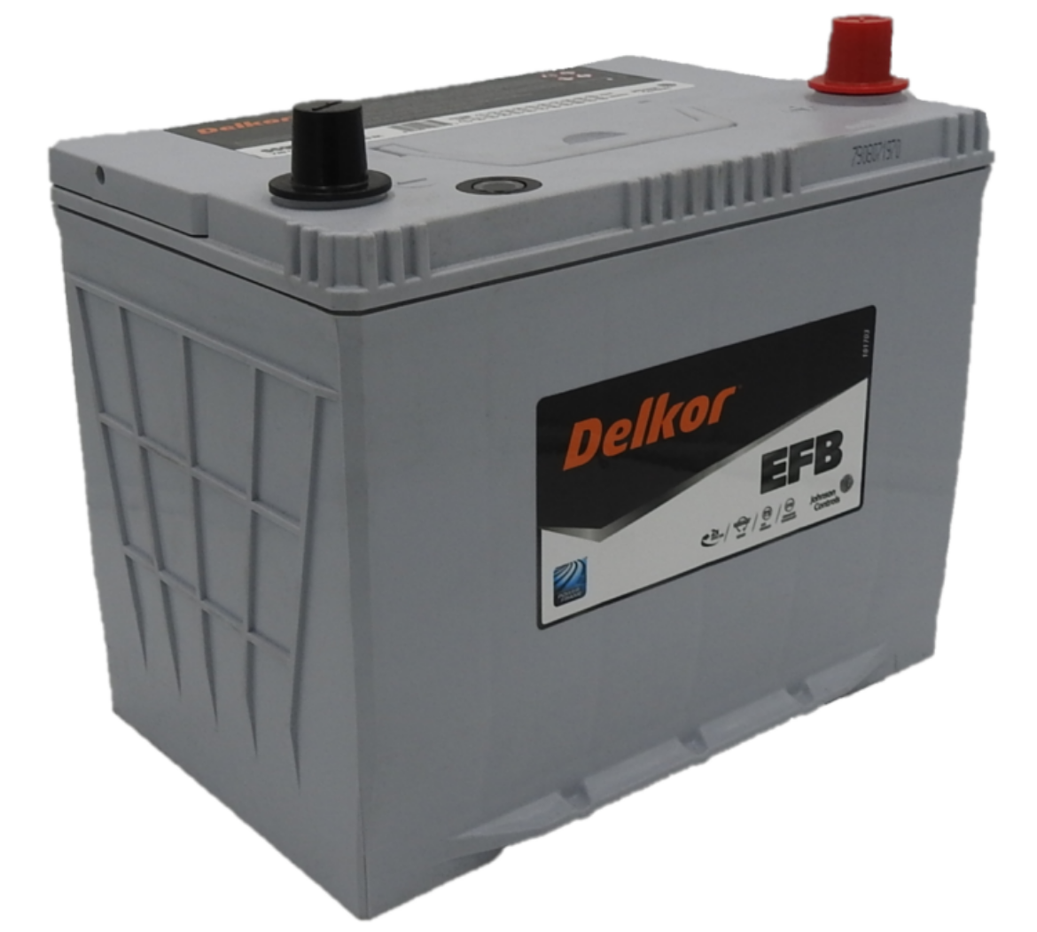 Picture of SS95D26LEFB - 12VOLT 720CCA 80AH DELKOR HEAVY DUTY EFB STOP START TECHNOLOGY MAINTENANCE FREE BATTERY - RHP (95D26LEFB)