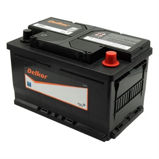Picture of 57030 - 12VOLT 630CCA 70AH DELKOR HEAVY DUTY CALCIUM MAINTENANCE FREE BATTERY - RHP (DIN66)
