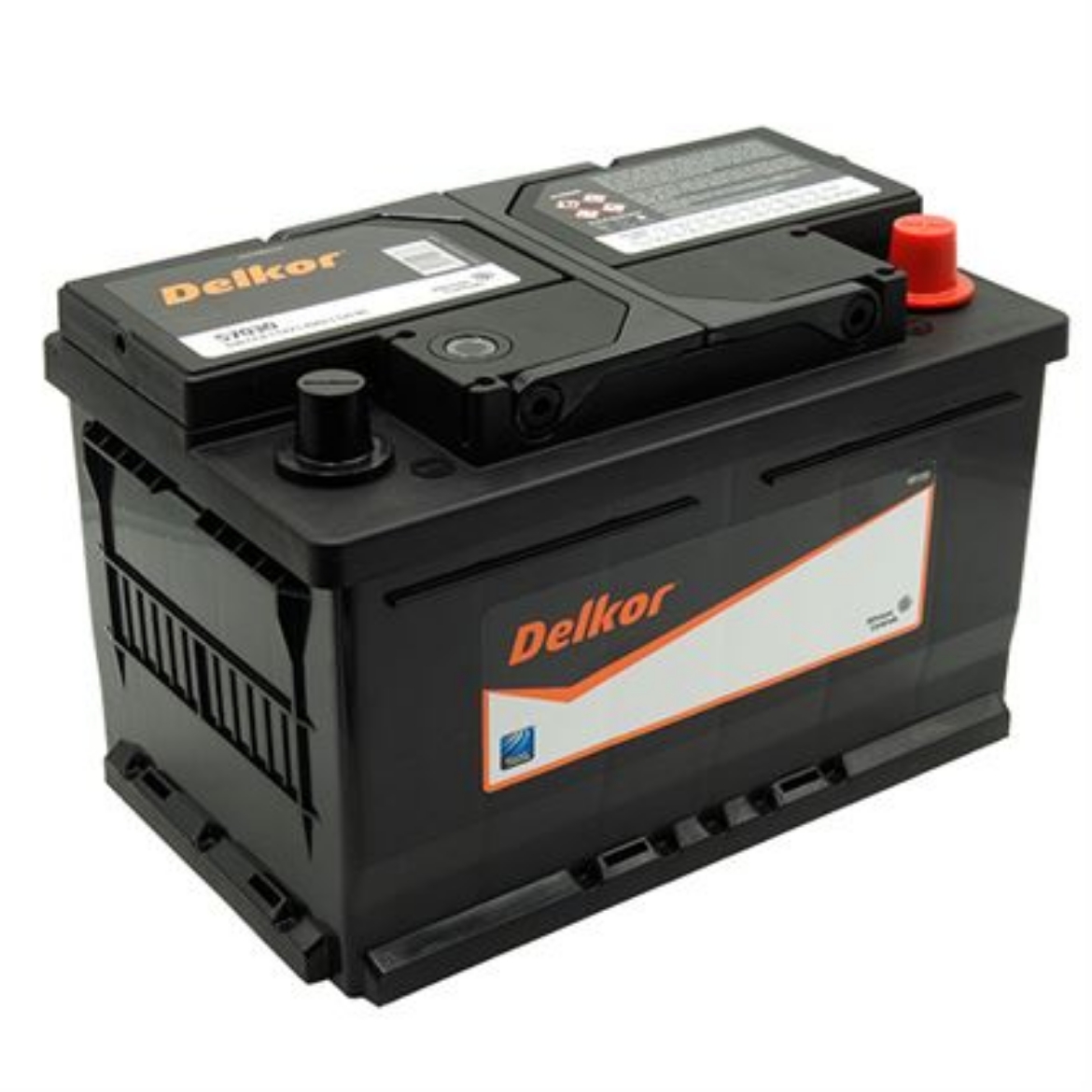 Picture of 57030 - 12VOLT 630CCA 70AH DELKOR HEAVY DUTY CALCIUM MAINTENANCE FREE BATTERY - RHP (DIN66)