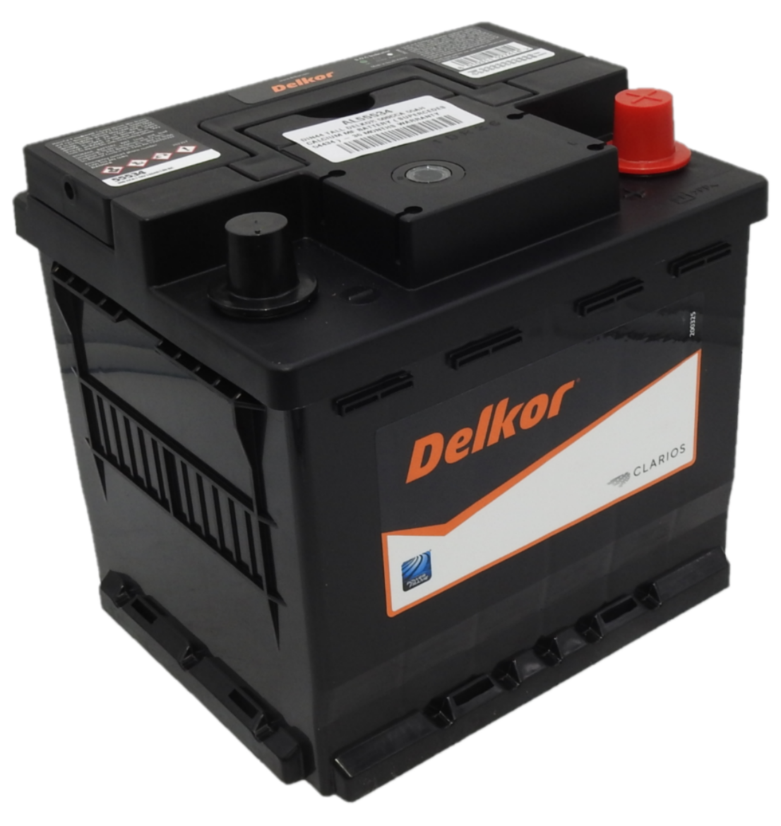 Picture of 55534 - 12VOLT 500CCA 55AH DELKOR HEAVY DUTY CALCIUM MAINTENANCE FREE BATTERY - RHP