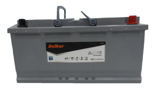Picture of LN6605901095 - 12VOLT 950CCA 105AH DELKOR HEAVY DUTY AGM STOP START TECHNOLOGY MAINTENANCE FREE BATTERY - RHP (605 901 095 / DIN100)