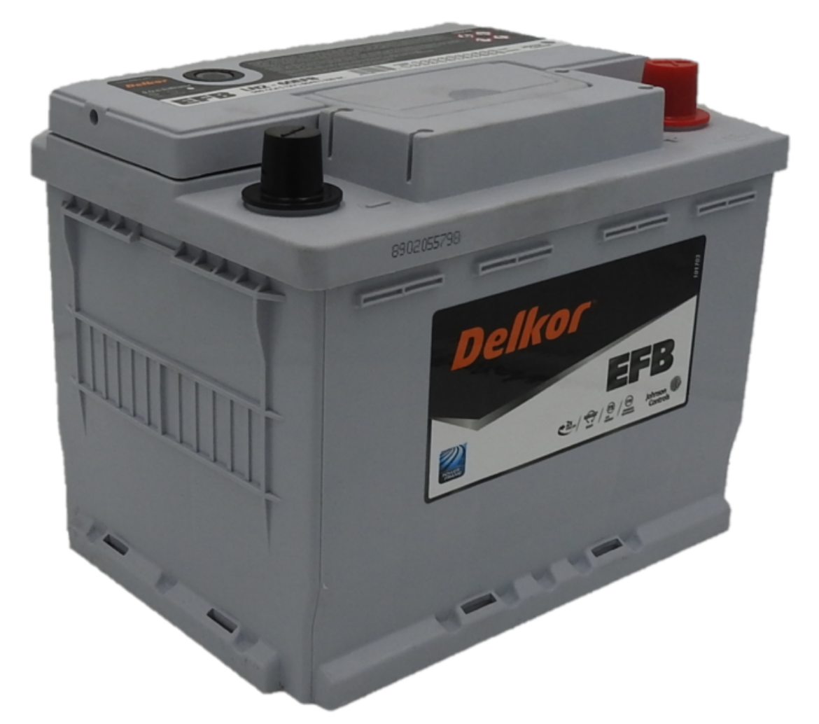 Picture of LN260EFB - 12VOLT 560CCA 60AH DELKOR HEAVY DUTY EFB STOP START TECHNOLOGY MAINTENANCE FREE BATTERY - RHP (DIN55H)