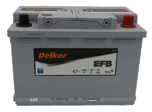 Picture of LN370EFB - 12VOLT 720CCA 70AH DELKOR HEAVY DUTY EFB STOP START TECHNOLOGY MAINTENANCE FREE BATTERY - RHP (DIN66H)
